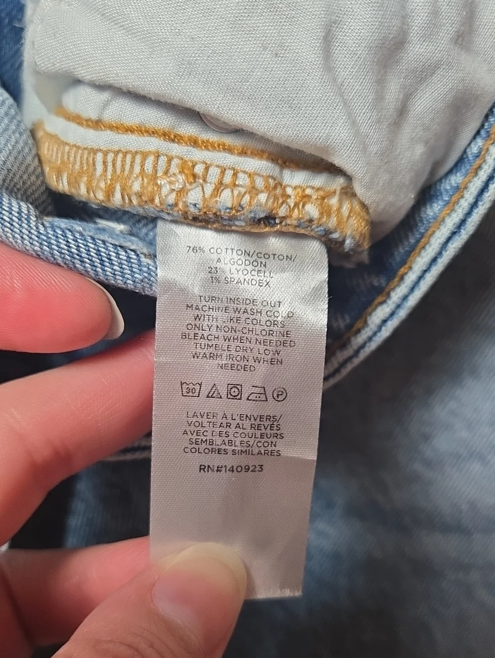 Ann Taylor Loft Rivete tall curvy high rise straight jeans, Aura wash 31